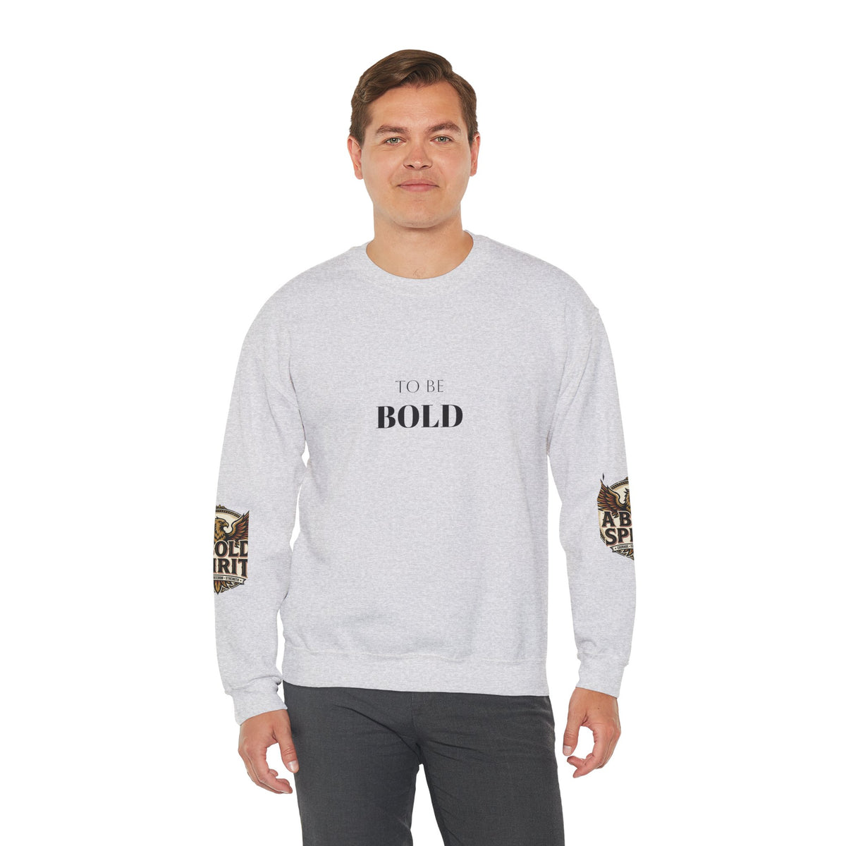 A Bold Spirit Crewneck Sweatshirt — Eagle Vintage Graphic Pullover