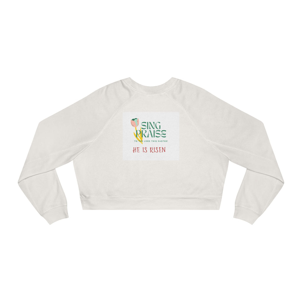 He Is Risen Cropped Pullover