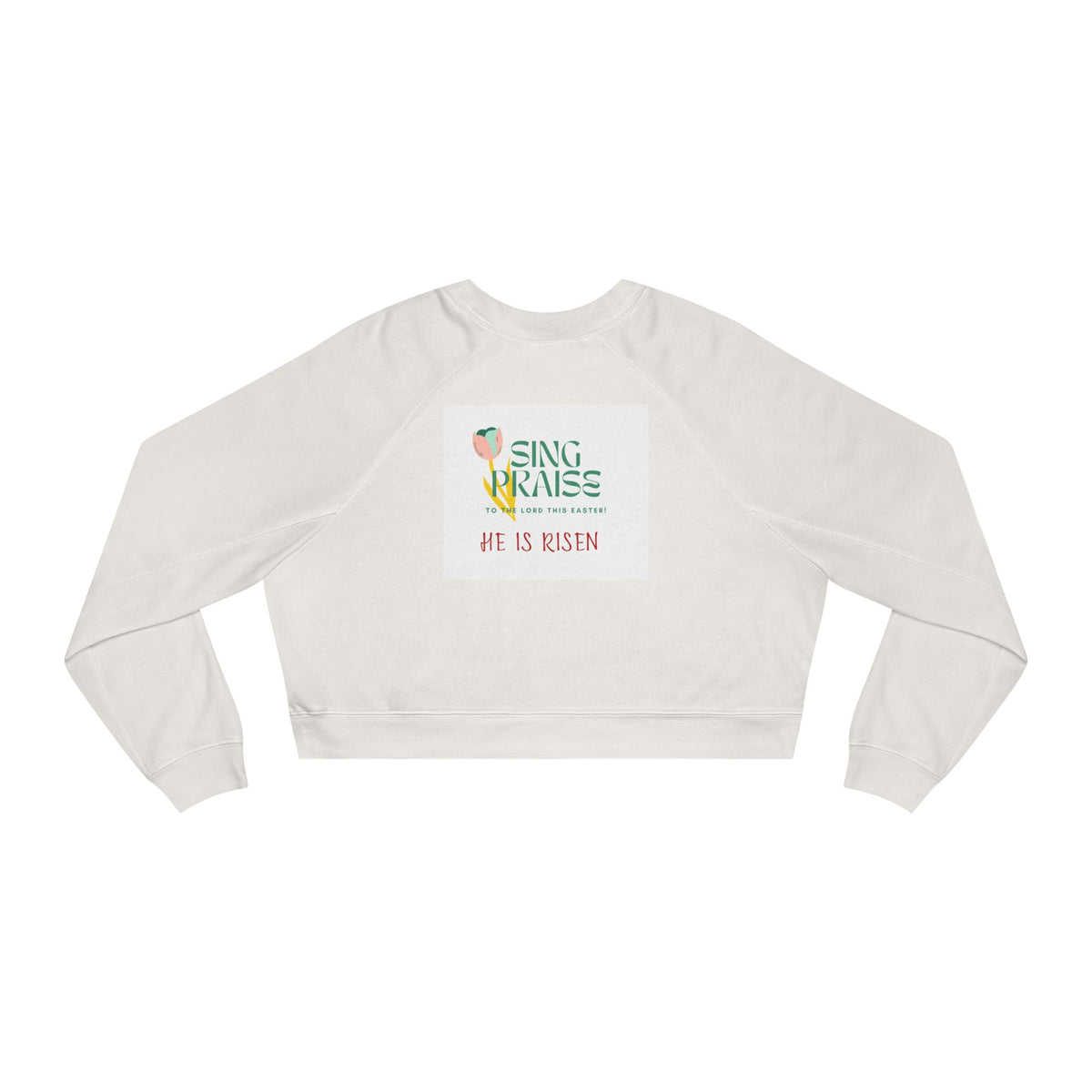 He Is Risen Cropped Pullover