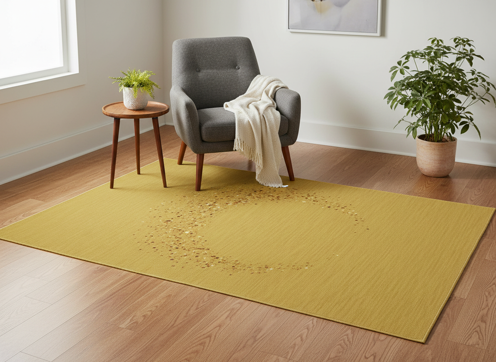 Elegant Crescent Confetti Outdoor Rug — Weatherproof Patio Doormat