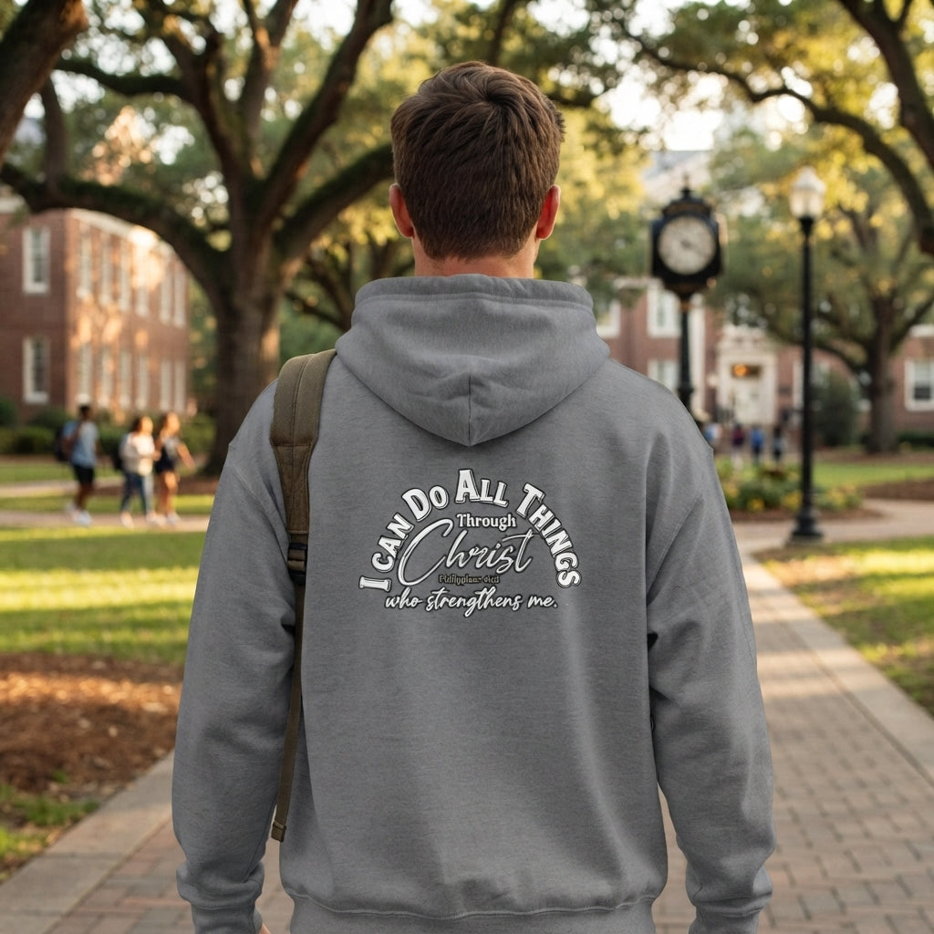 I Can Do All Things Through Christ hoodie | Christian faith sweatshirt