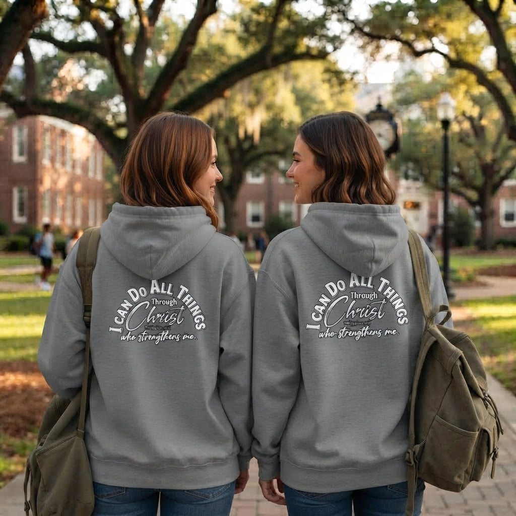 I Can Do All Things Through Christ hoodie | Christian faith sweatshirt