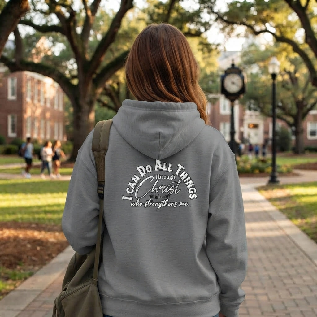 I Can Do All Things Through Christ hoodie | Christian faith sweatshirt