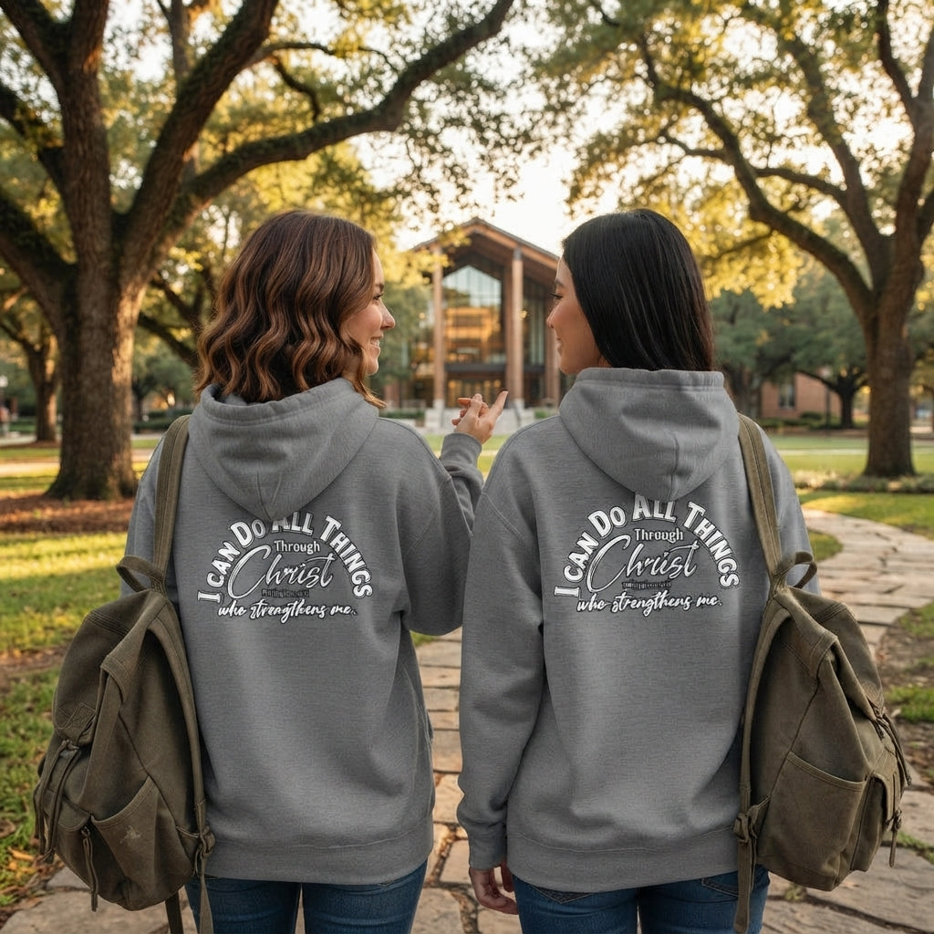 I Can Do All Things Through Christ hoodie | Christian faith sweatshirt