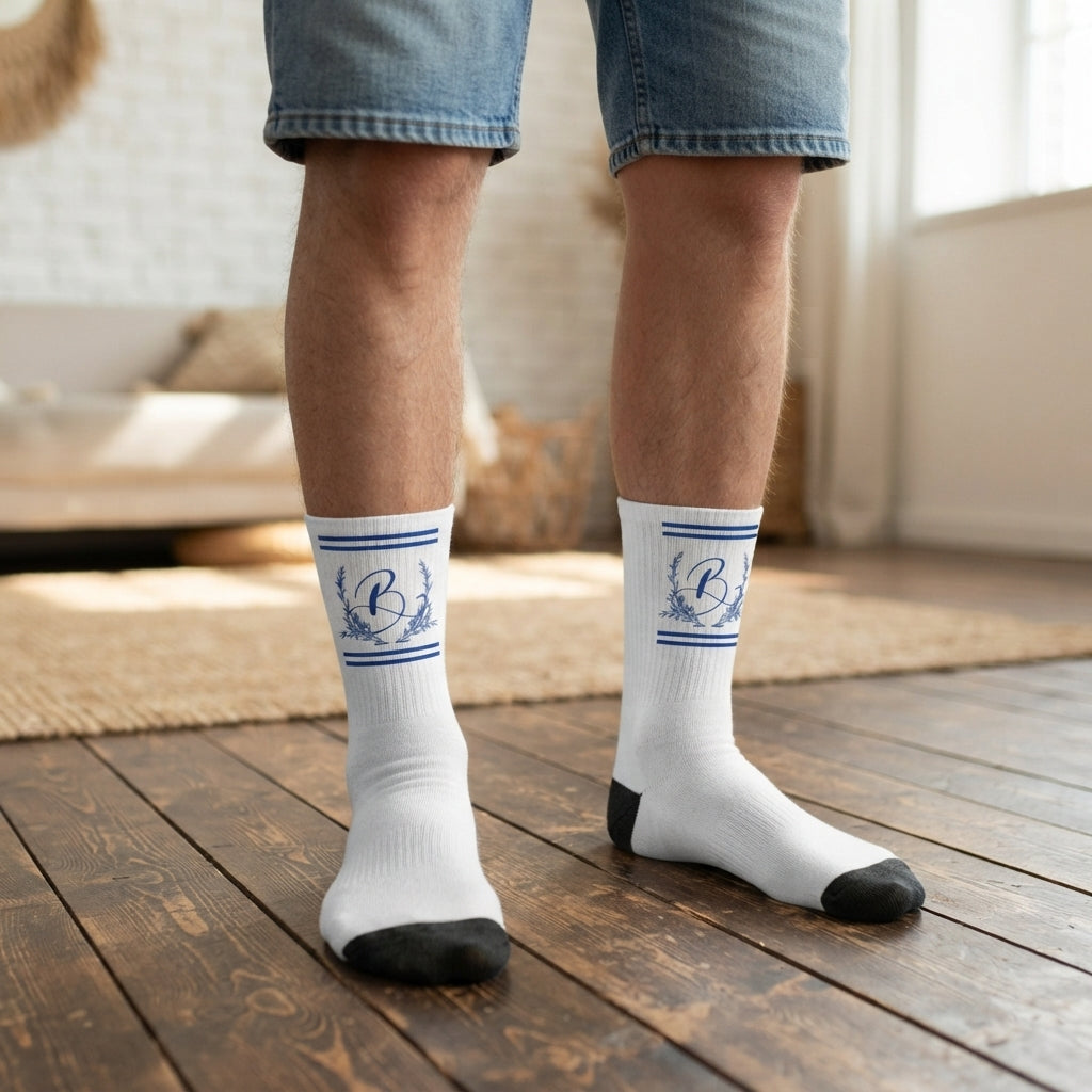 Cool Personalized Custom Crew Socks Sublimation Crew Socks Personalized Sock Design