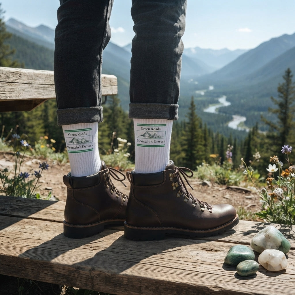 Mountain Dewers Crew Socks Custom Sublimation Personalized Socks