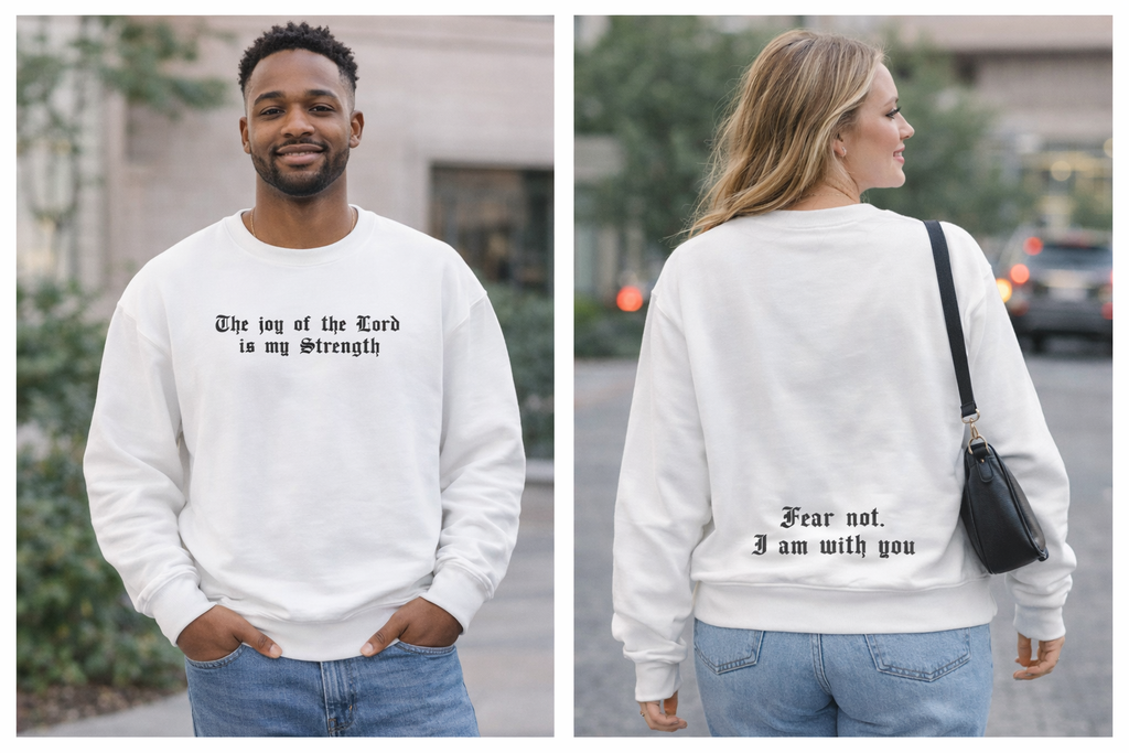 Faith-Inspired Unisex Sweatshirt Cozy Biblical Sweatshirt