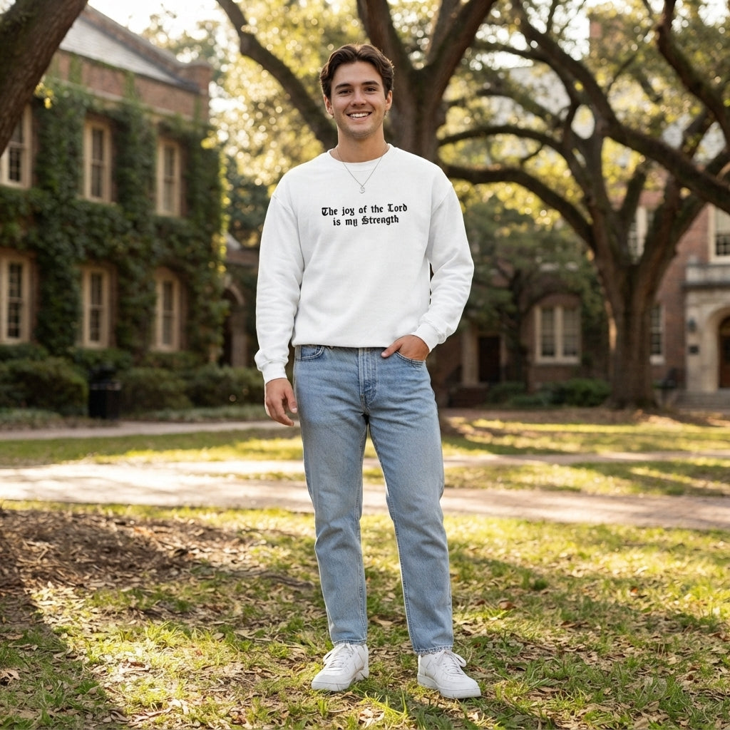 Faith-Inspired Unisex Sweatshirt Cozy Biblical Sweatshirt