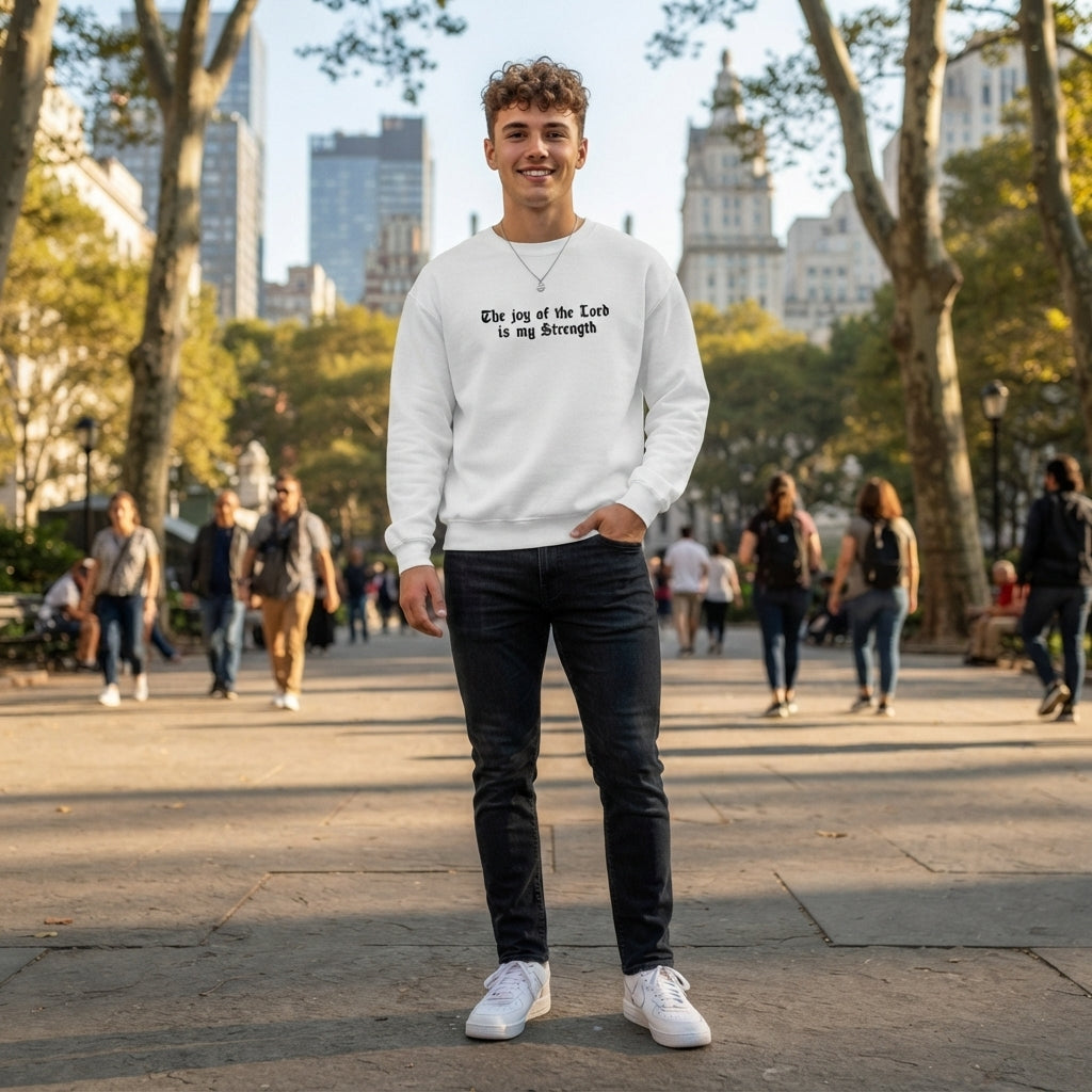 Faith-Inspired Unisex Sweatshirt Cozy Biblical Sweatshirt