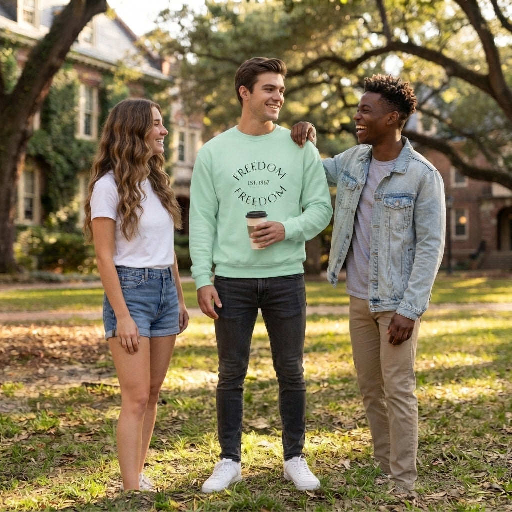 Freedom EST. 1967 Garment-Dyed Sweatshirt