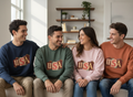USA Graphic Crewneck Sweatshirt Patriotic Design