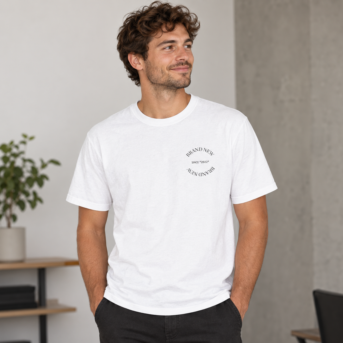Brand New Garment-Dyed T-Shirt