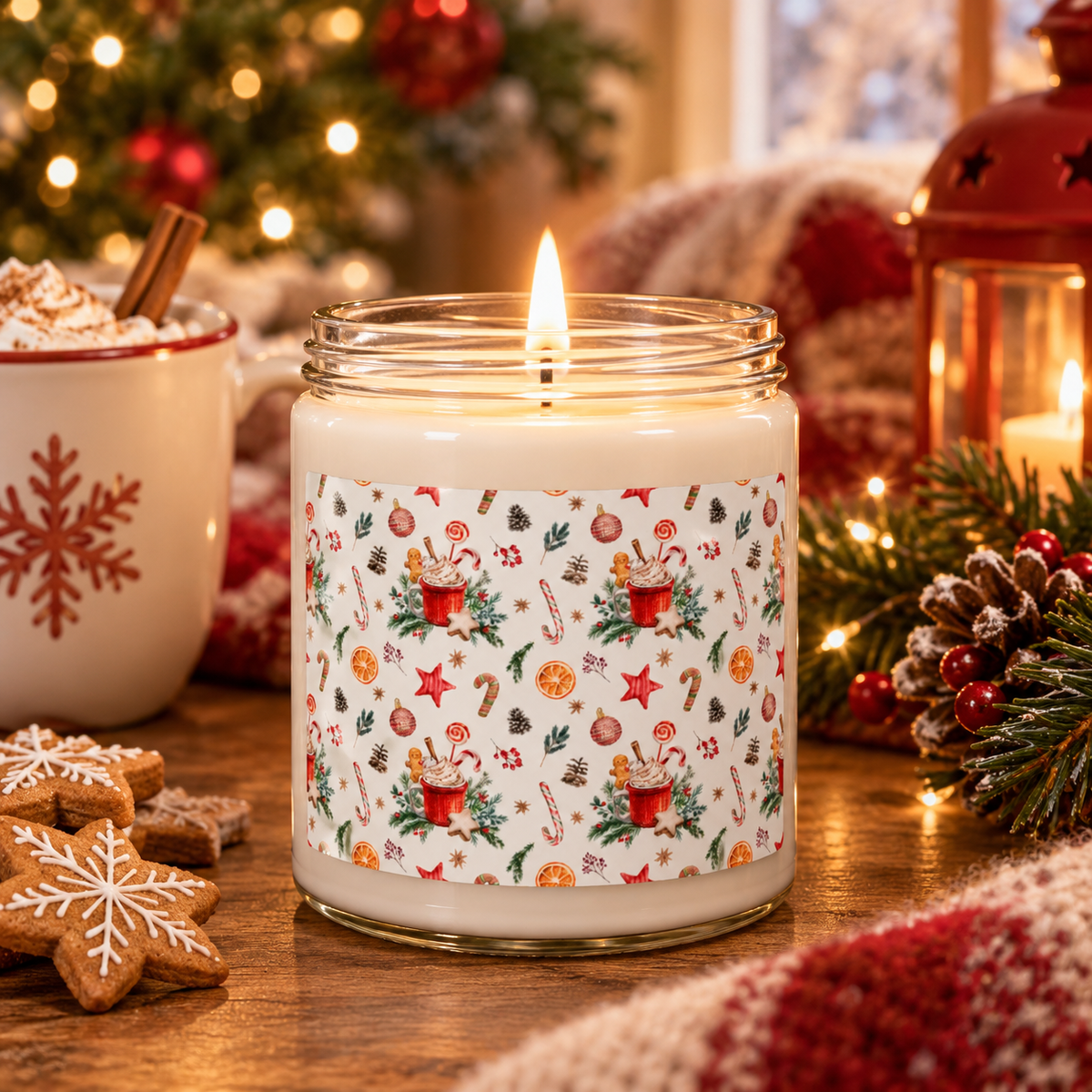 Christmas Warm Candle — 9oz Soy Wax Jar