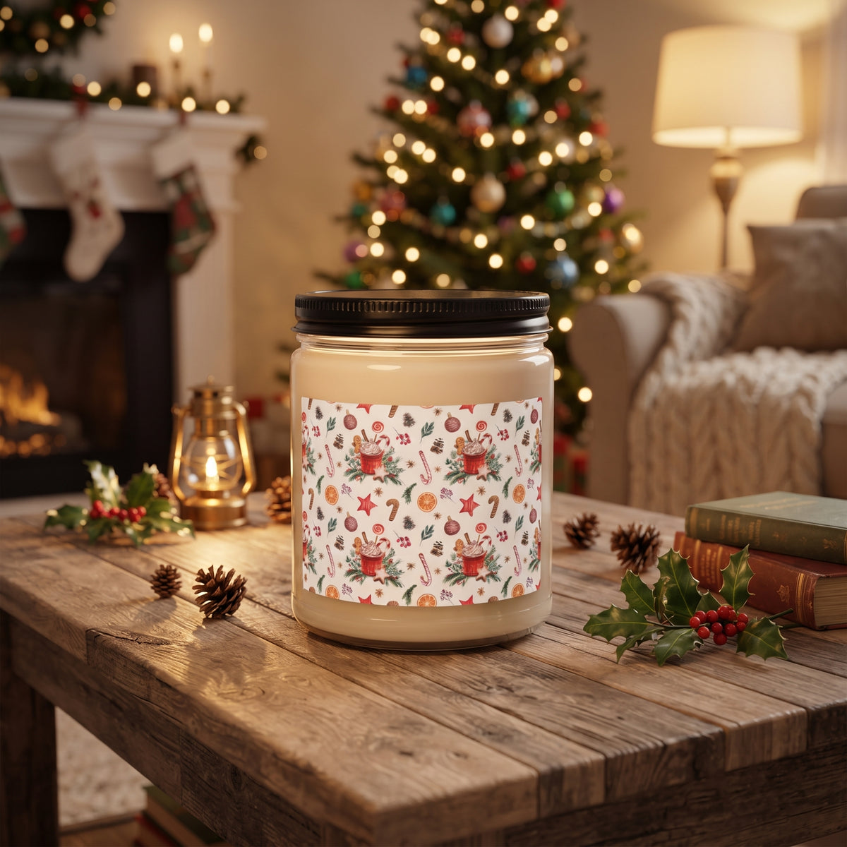 Christmas Warm Candle — 9oz Soy Wax Jar