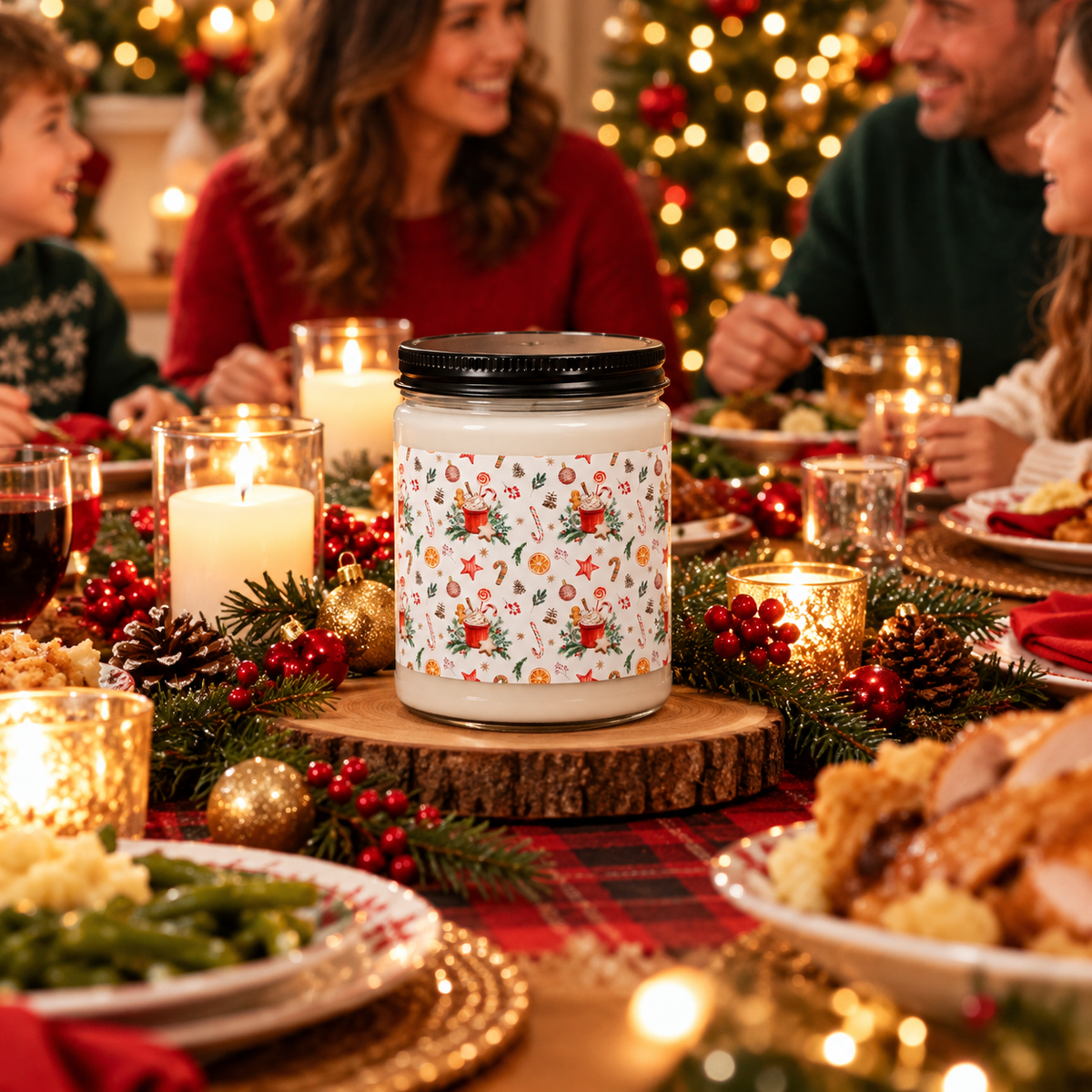 Christmas Warm Candle — 9oz Soy Wax Jar