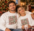 Christmas Patchwork Sweatshirt — Vintage Holiday Design