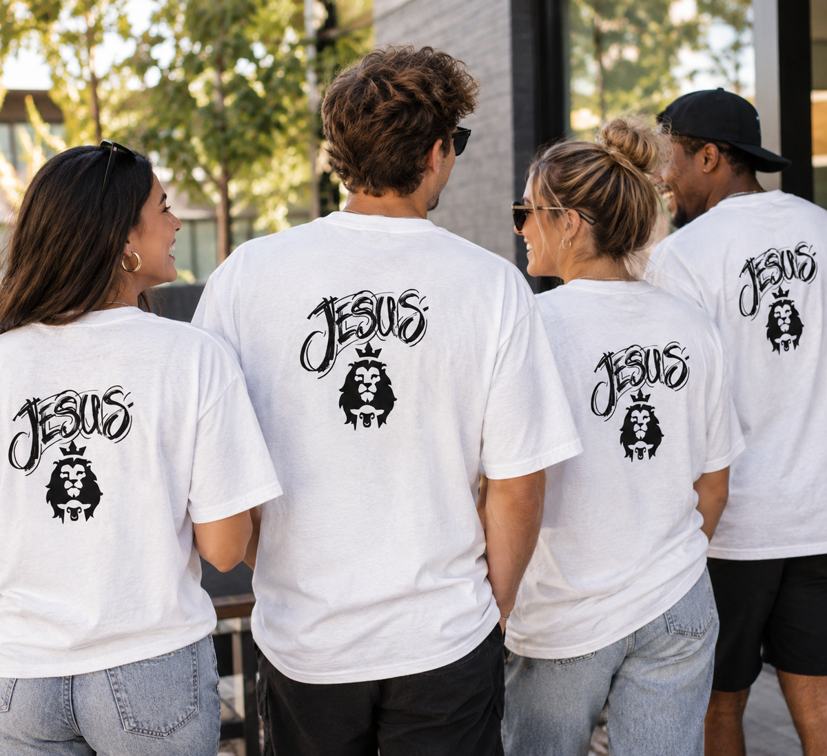 Jesus Lion T-Shirt — Faith Christian Graphic Tee