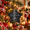 Psalms 9:1 Ceramic Faith Ornament — Christmas Decoration