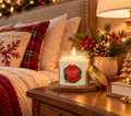 Christmas Candle — "Jesus Christ Is All About Christmas" Scented Coconut Apricot Wax (4oz)