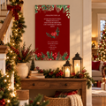 Christmas Bible Verse Poster — "Dad Gracias en Todo..." Matte Vertical Holiday Wall Art