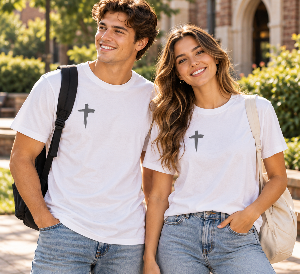 Christian Wave Graphic T-Shirt — (Mark 4:41)