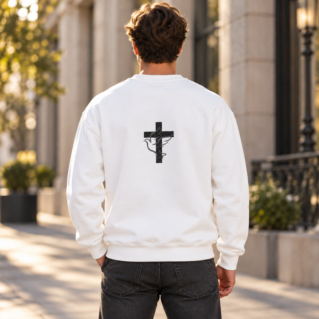 Faith Cross Crewneck Sweatshirt