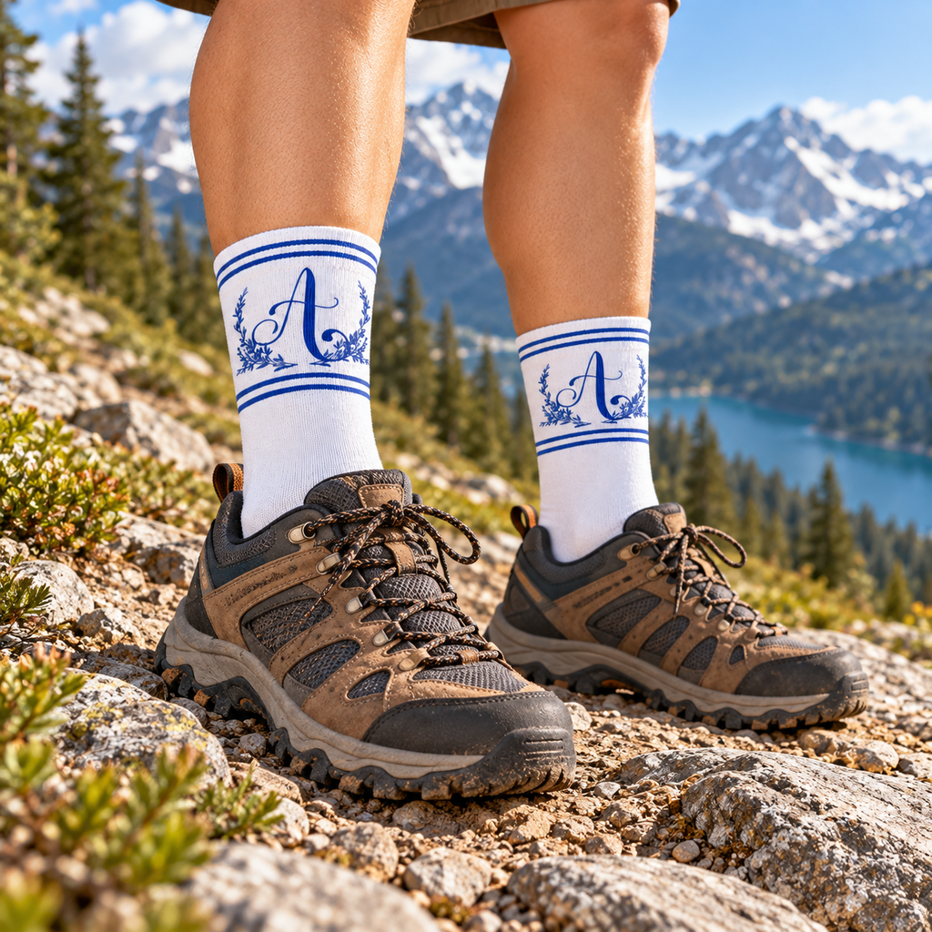 Personalized Sublimation cool Athletic Socks