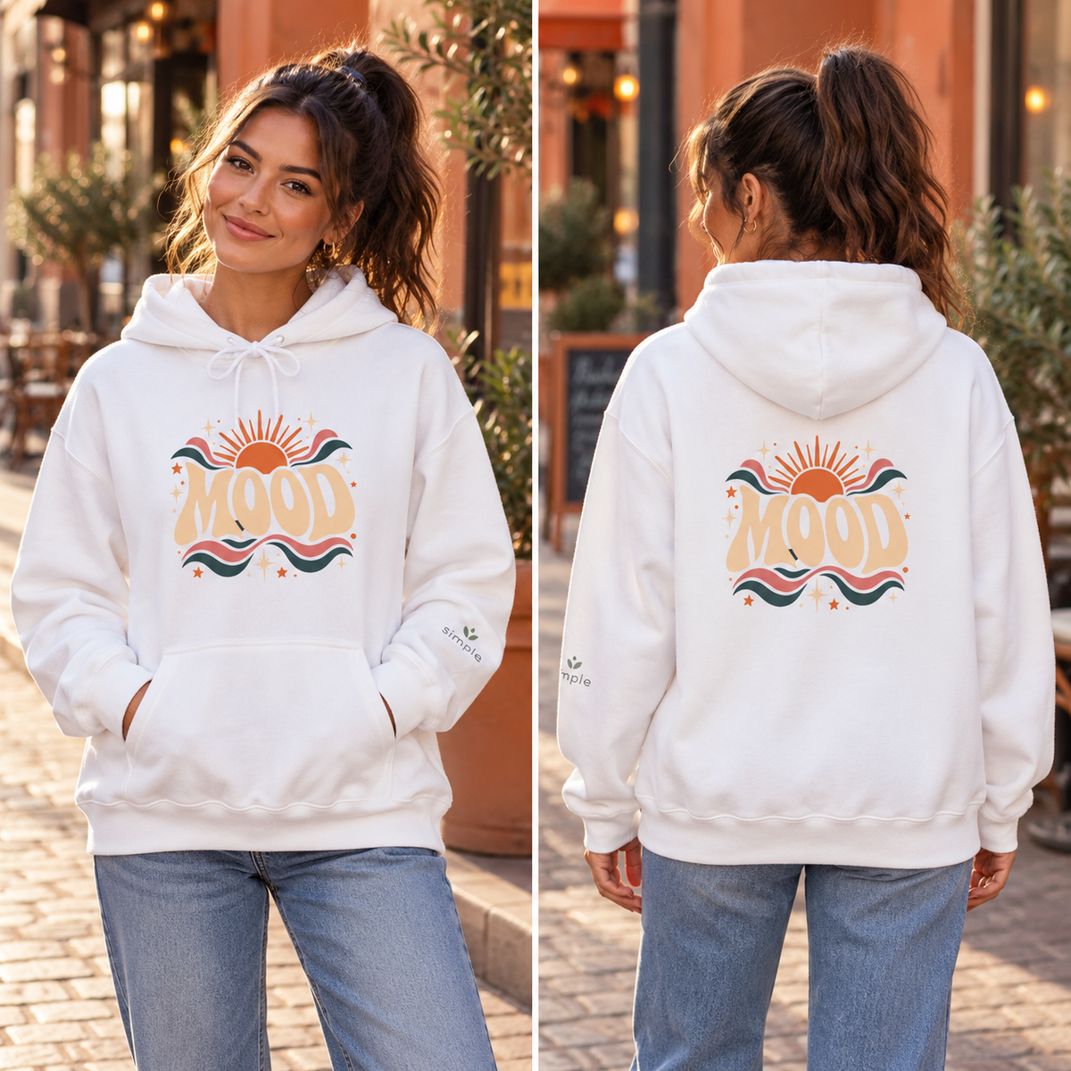 Good Mood Sunshine Graphic Hoodie