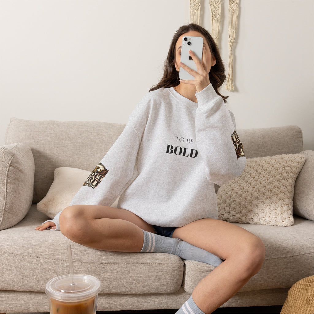 A Bold Spirit Crewneck Sweatshirt — Eagle Vintage Graphic Pullover