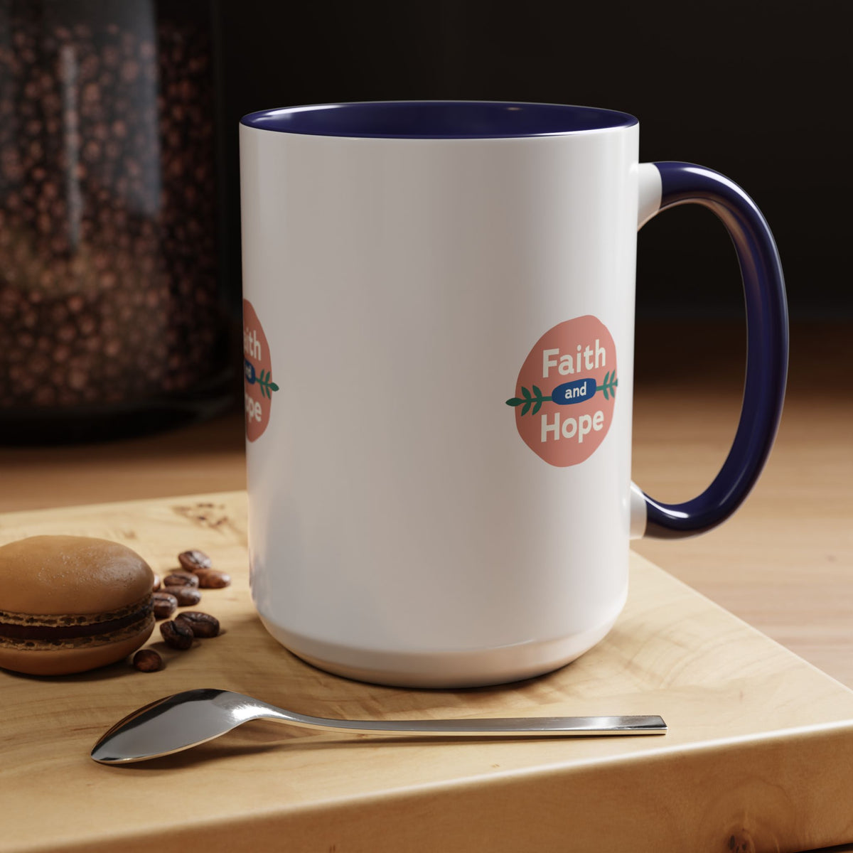 Inspirational Coffee Mug, Faith and Hope Mug