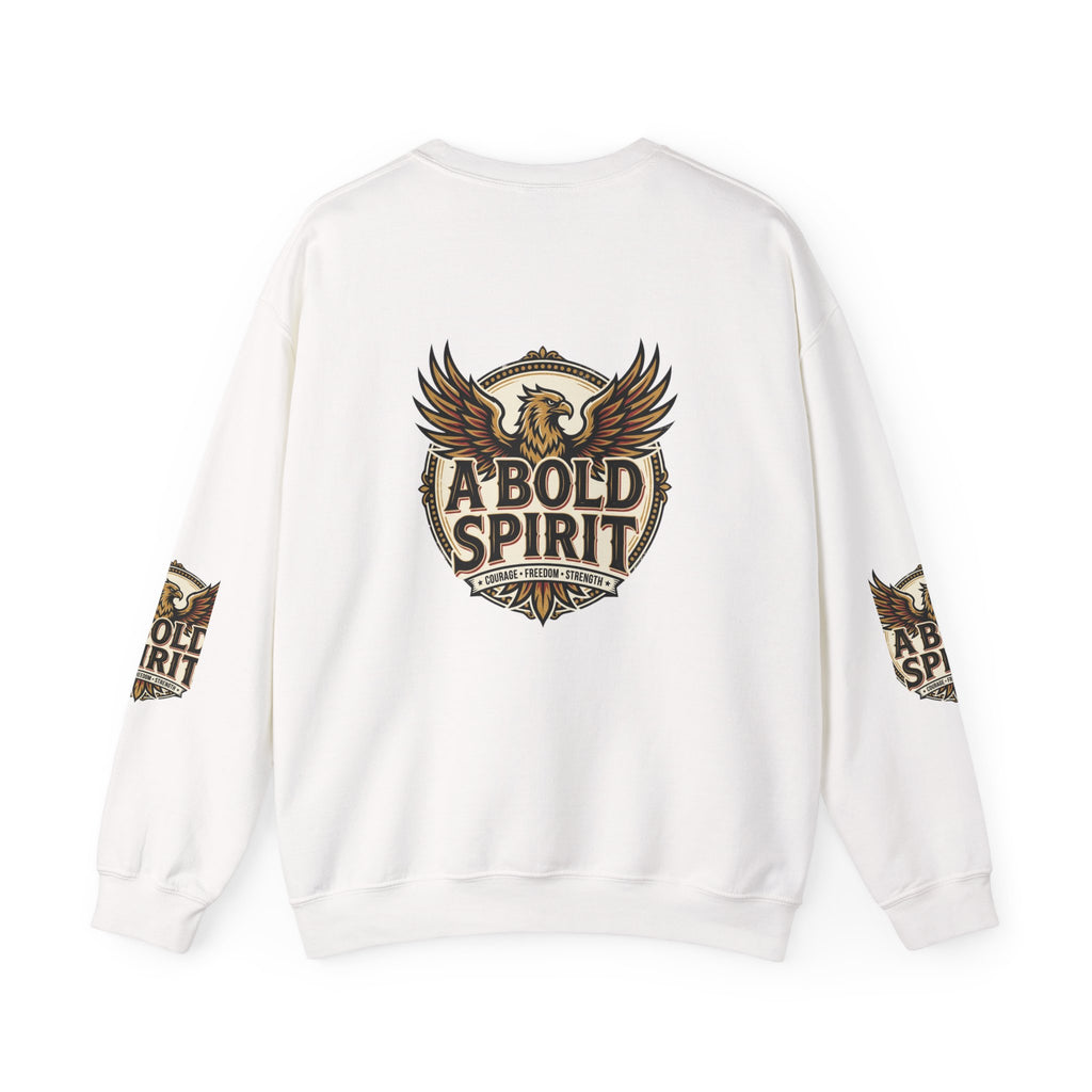 A Bold Spirit Crewneck Sweatshirt — Eagle Vintage Graphic Pullover