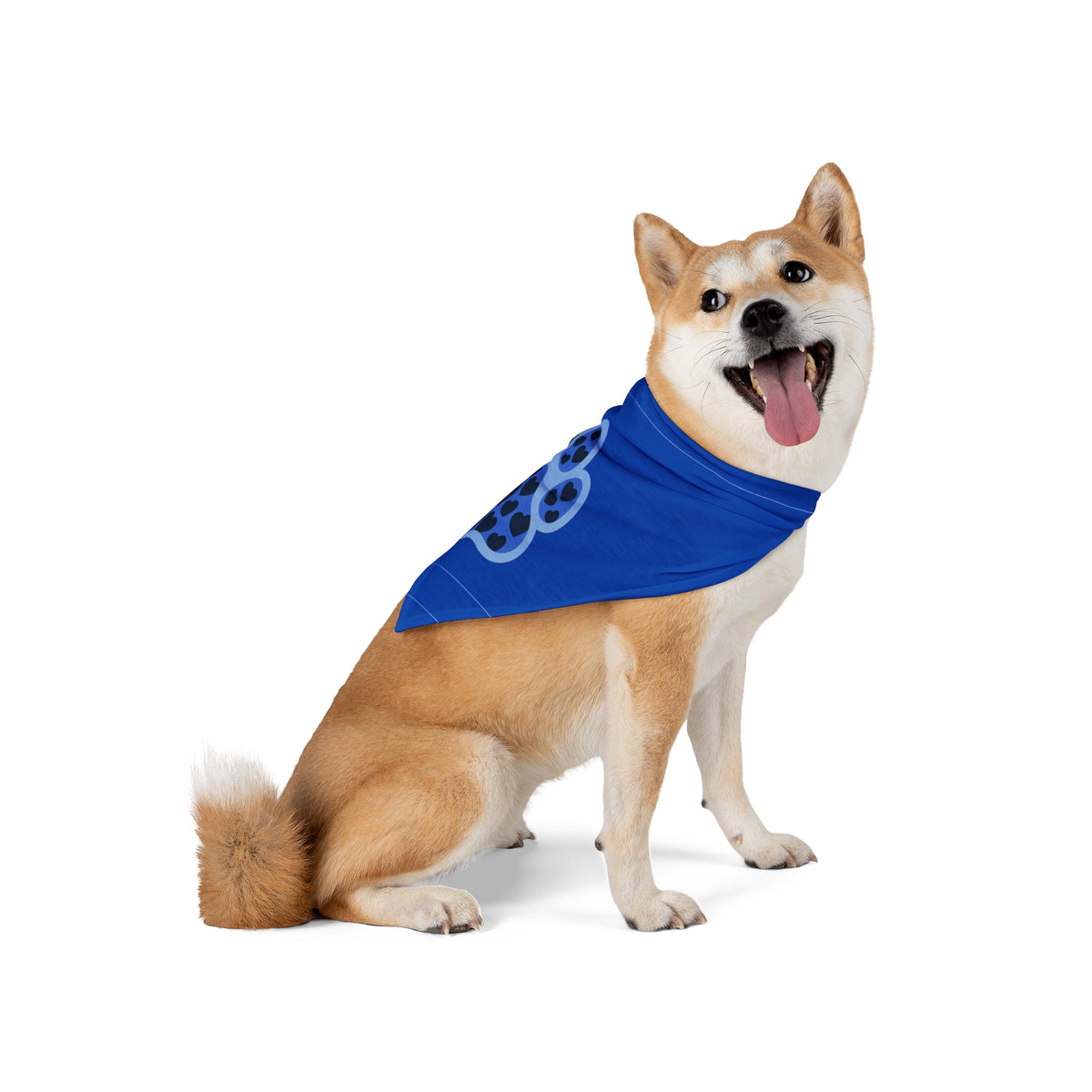 Lovely Pet Bandana for Dogs, Cute Paw Print Accessory for Parties, Gifts, or Everyday Wear