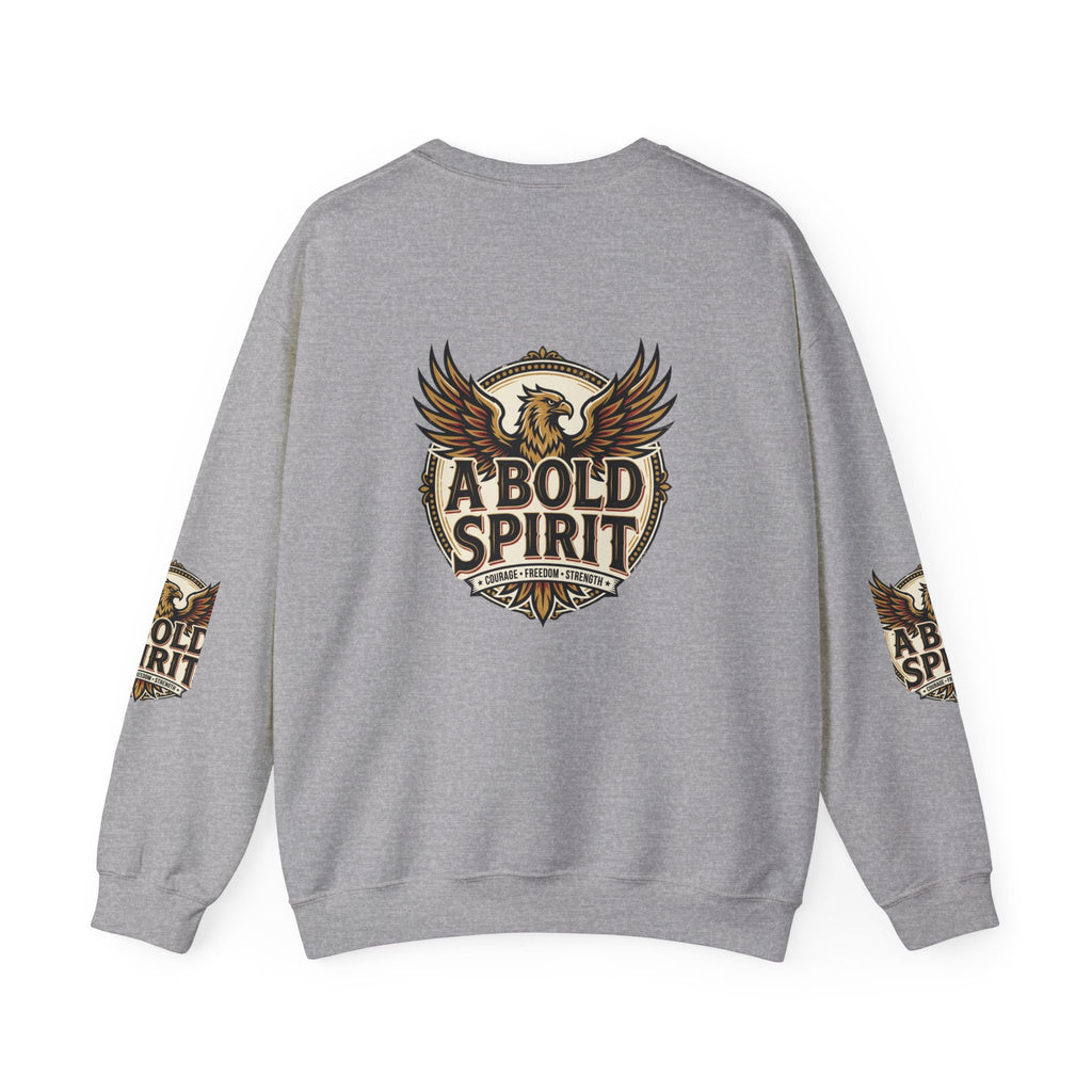 A Bold Spirit Crewneck Sweatshirt — Eagle Vintage Graphic Pullover