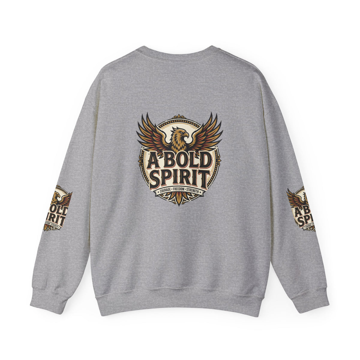 A Bold Spirit Crewneck Sweatshirt — Eagle Vintage Graphic Pullover