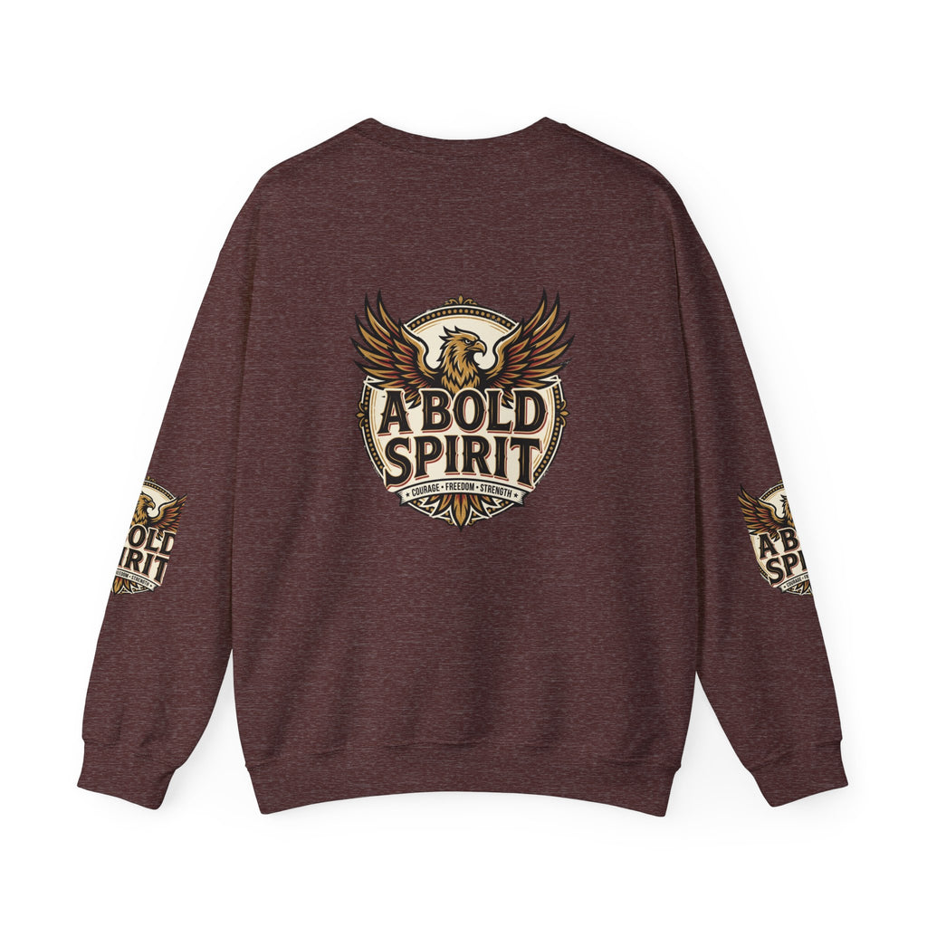 A Bold Spirit Crewneck Sweatshirt — Eagle Vintage Graphic Pullover