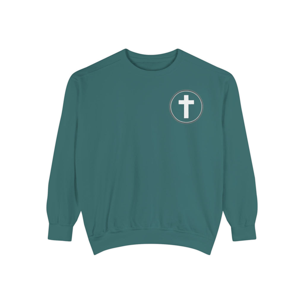 Soldier of Christ Sweatshirt | Christian Military Cross Design