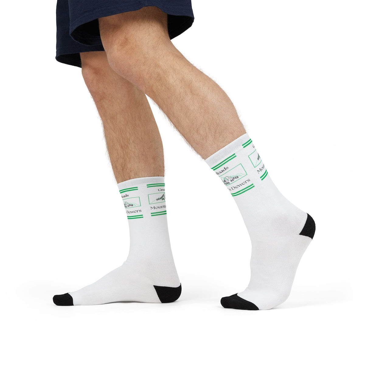 Mountain Dewers Crew Socks Custom Sublimation Personalized Socks
