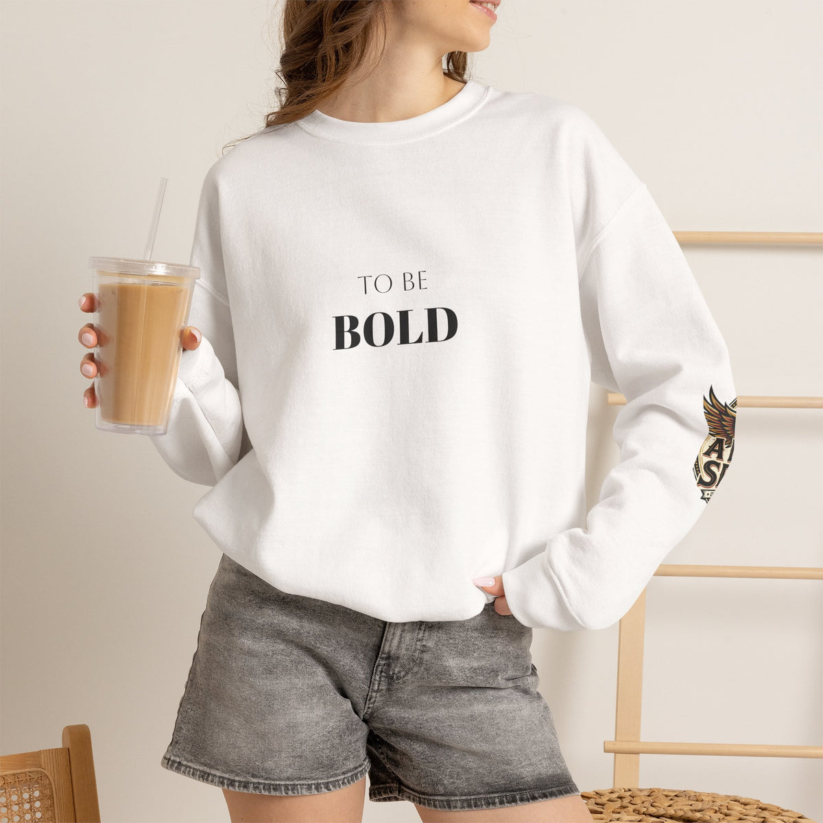 A Bold Spirit Crewneck Sweatshirt — Eagle Vintage Graphic Pullover