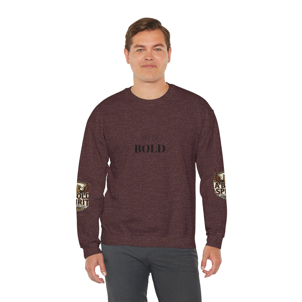 A Bold Spirit Crewneck Sweatshirt — Eagle Vintage Graphic Pullover