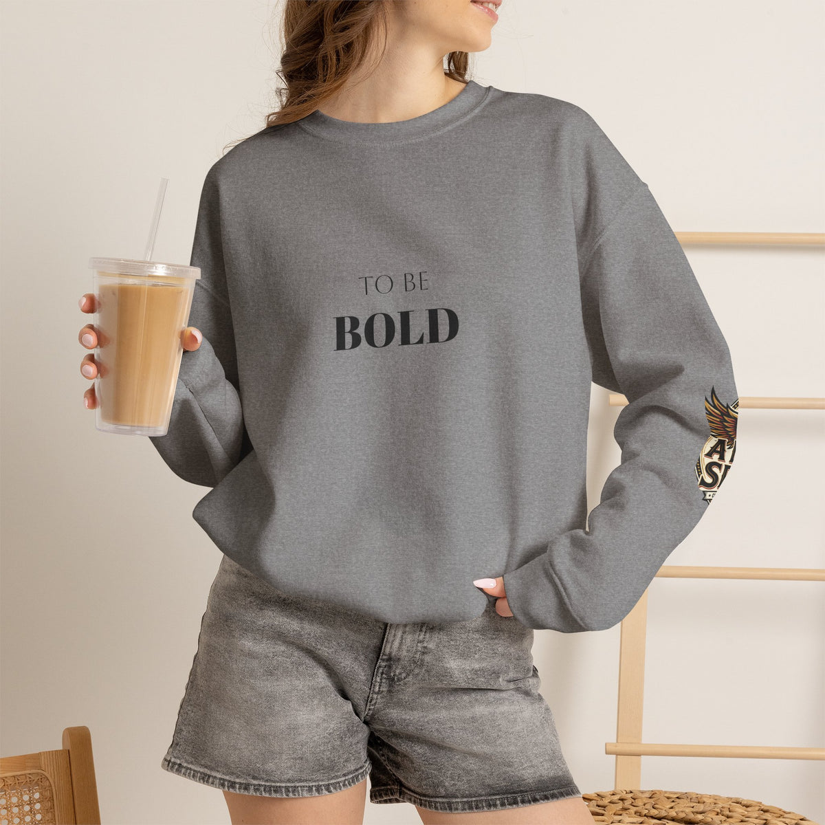 A Bold Spirit Crewneck Sweatshirt — Eagle Vintage Graphic Pullover