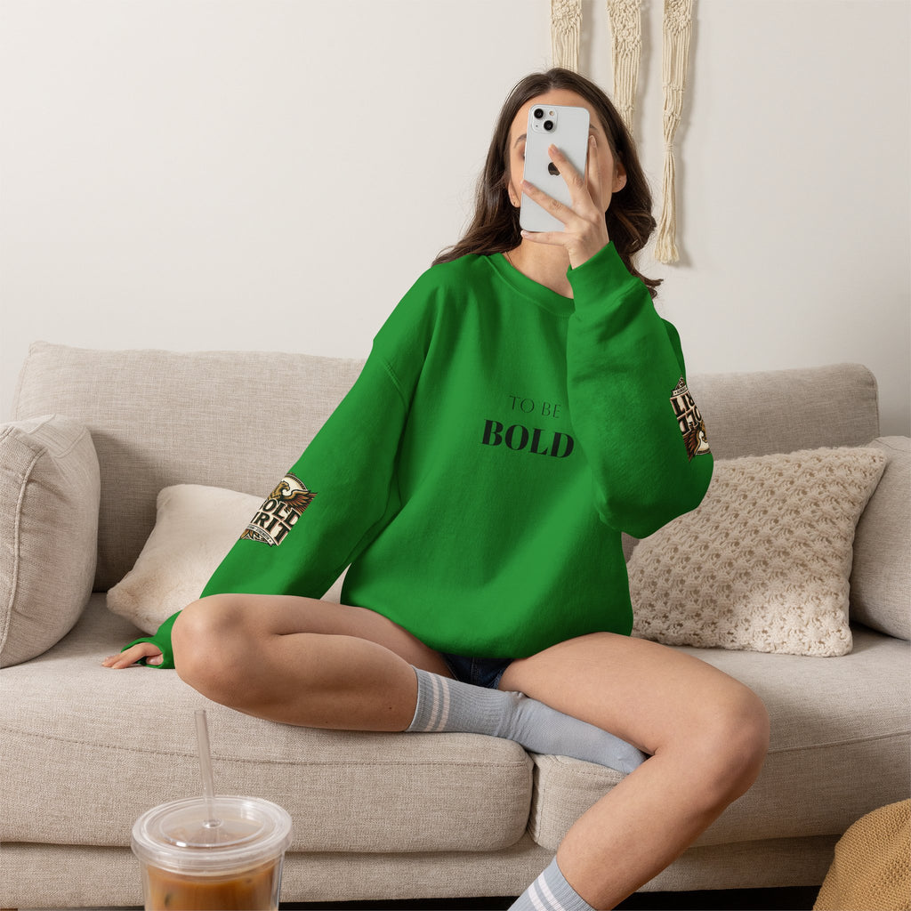 A Bold Spirit Crewneck Sweatshirt — Eagle Vintage Graphic Pullover