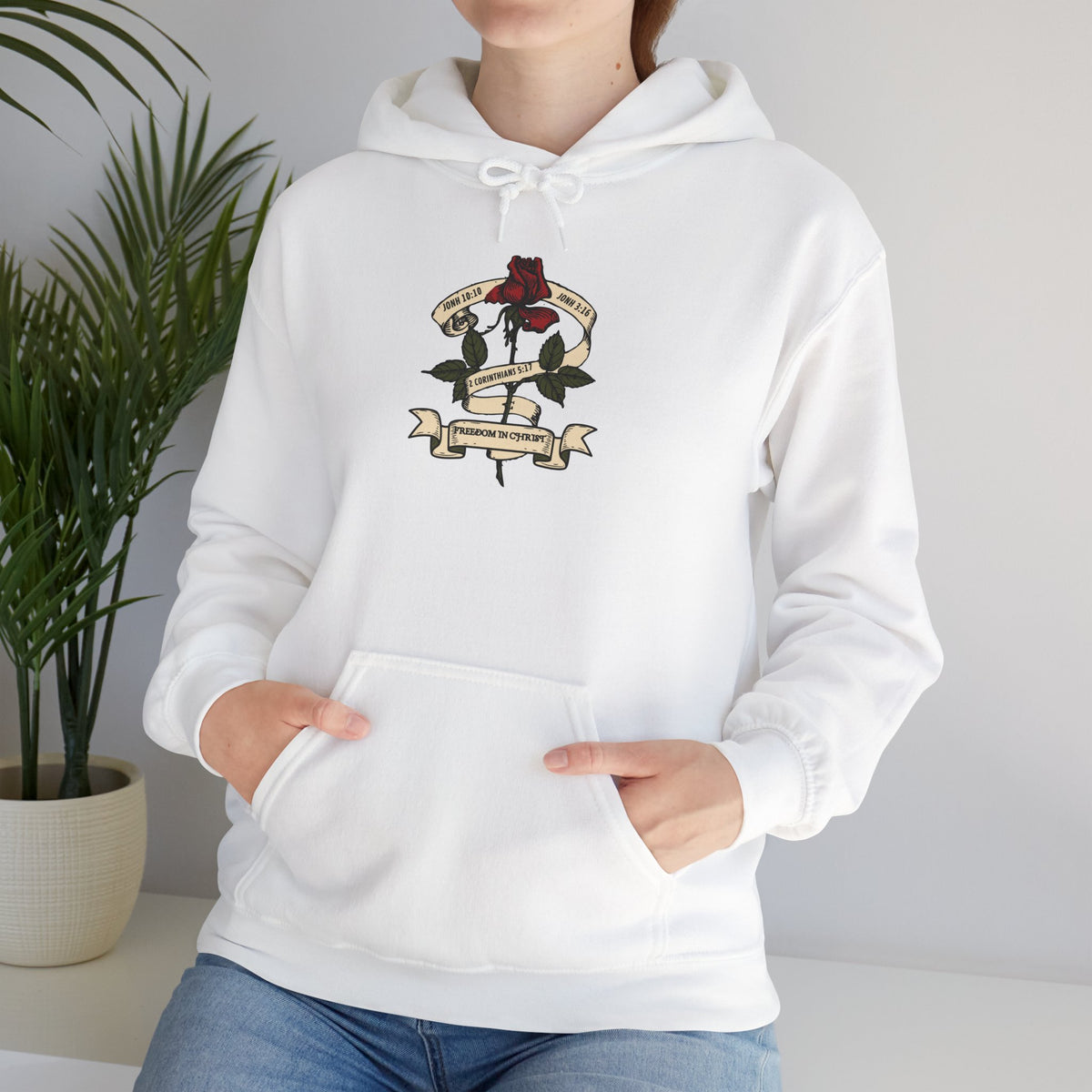 Biblical Wave Hoodie – 'Even the wind and waves obey Him' Christian Pullover sweatshirt