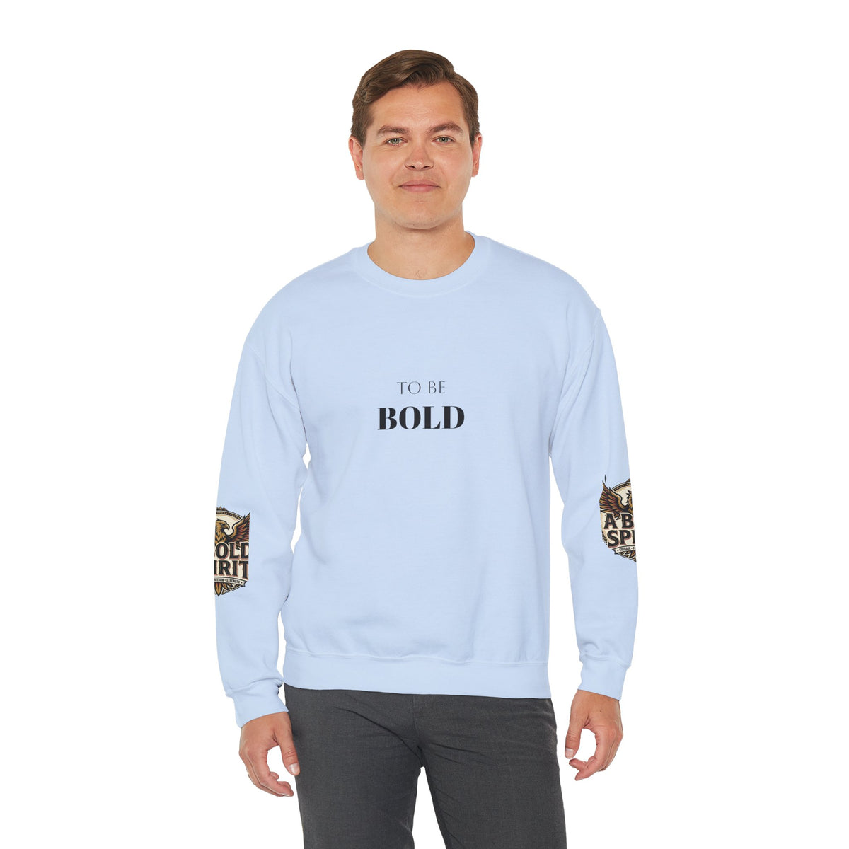 A Bold Spirit Crewneck Sweatshirt — Eagle Vintage Graphic Pullover