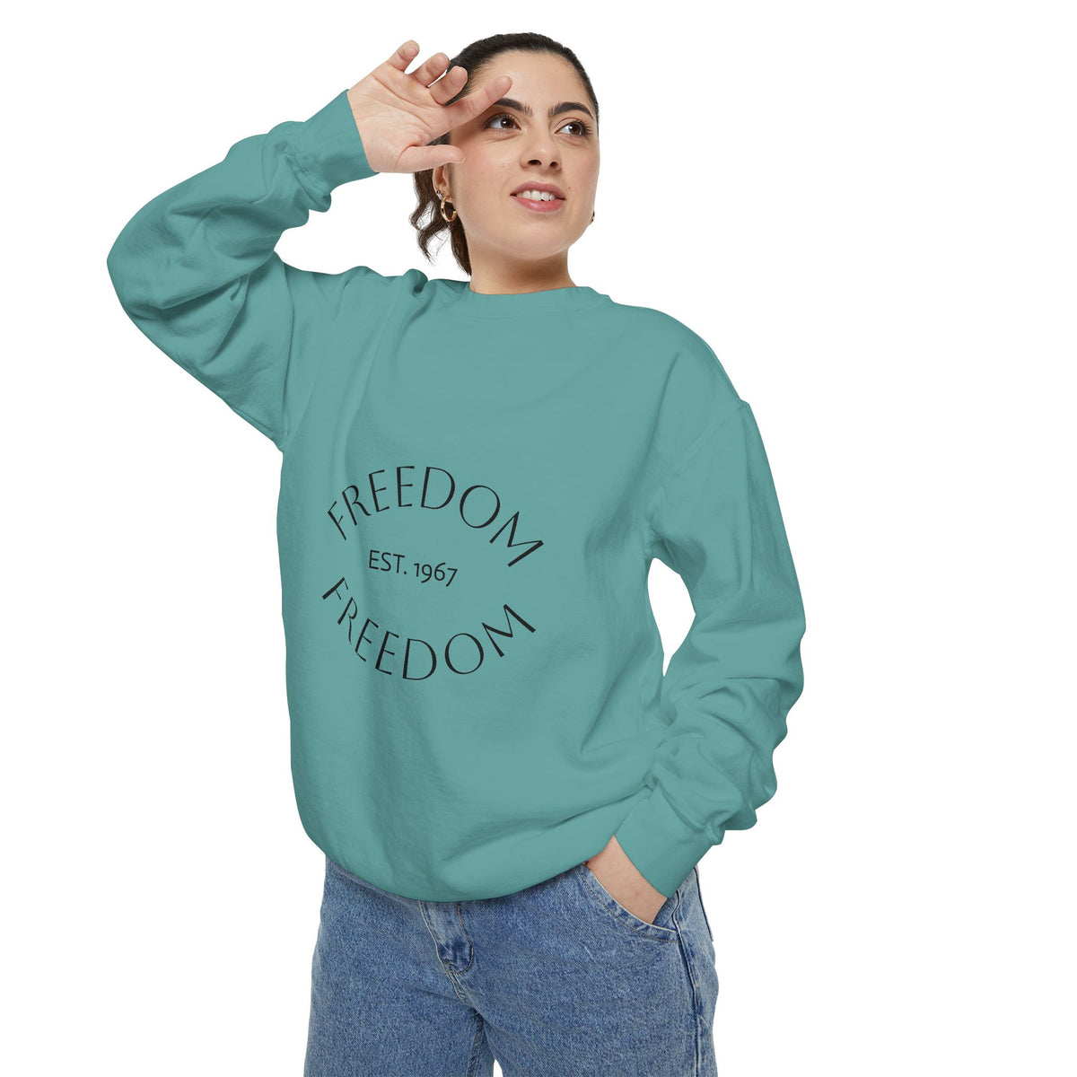 Freedom EST. 1967 Garment-Dyed Sweatshirt