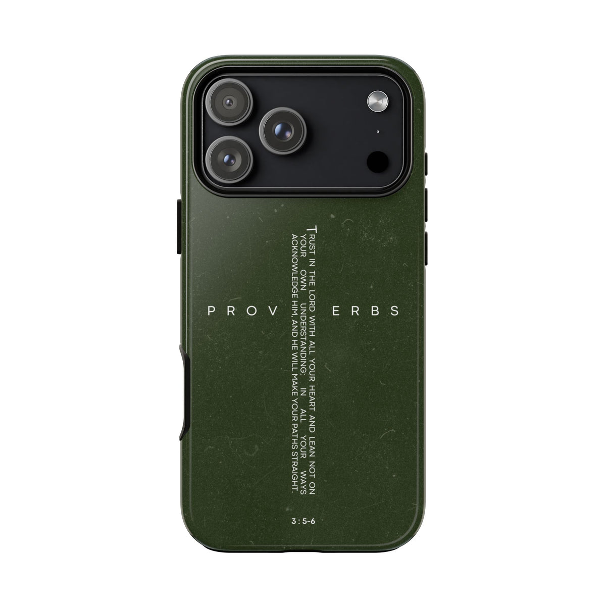 Proverbs Scripture Cross phone case Strong Tough Case