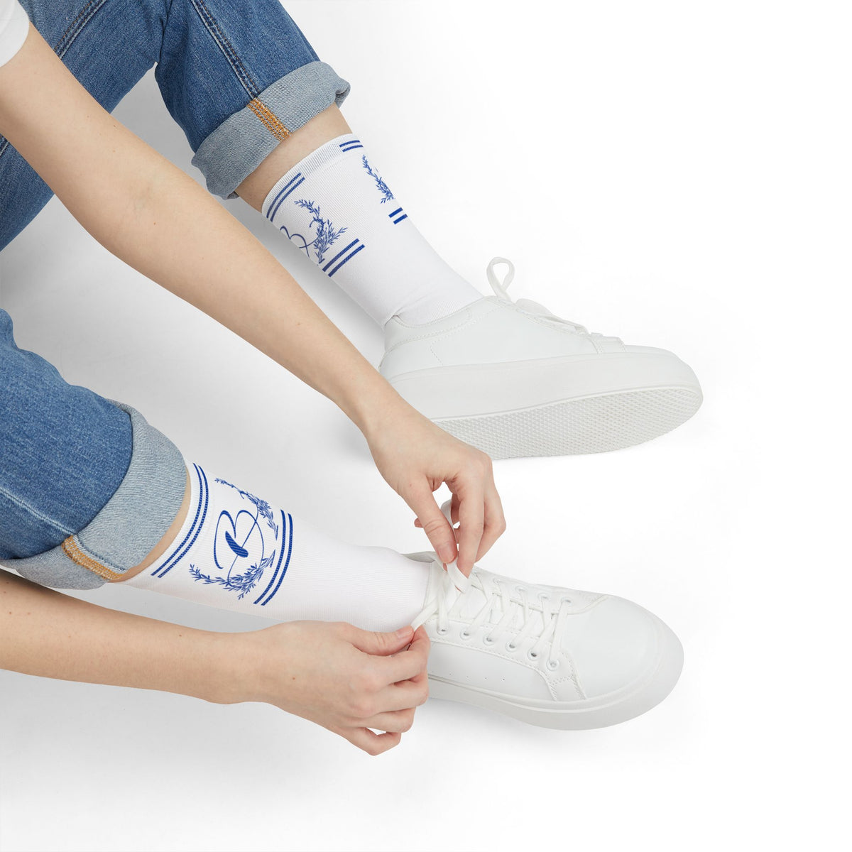 Cool Personalized Custom Crew Socks Sublimation Crew Socks Personalized Sock Design