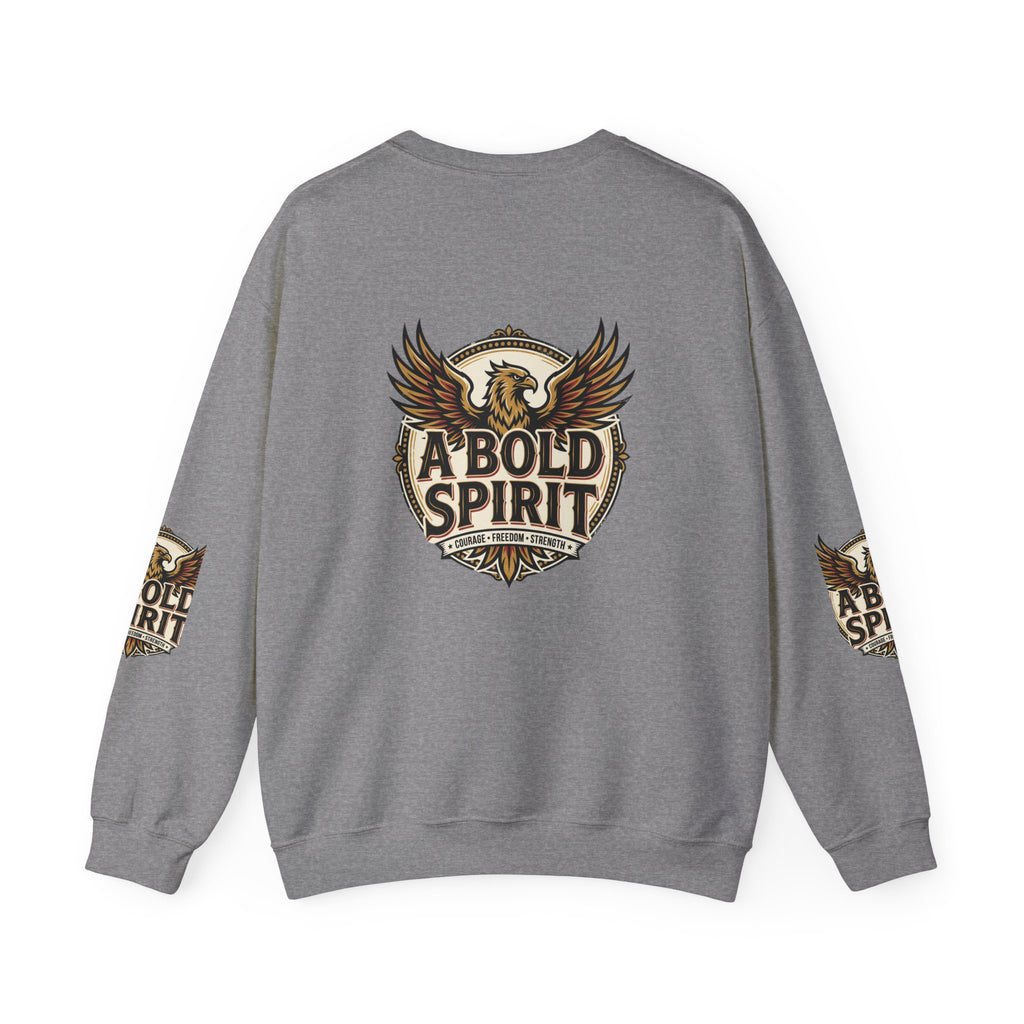 A Bold Spirit Crewneck Sweatshirt — Eagle Vintage Graphic Pullover