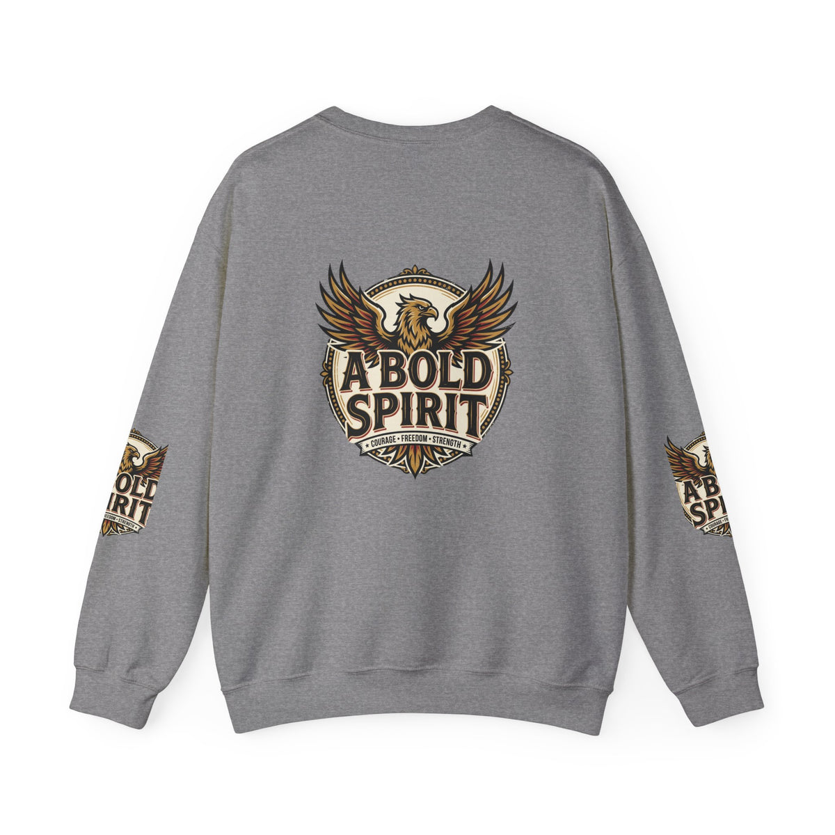 A Bold Spirit Crewneck Sweatshirt — Eagle Vintage Graphic Pullover