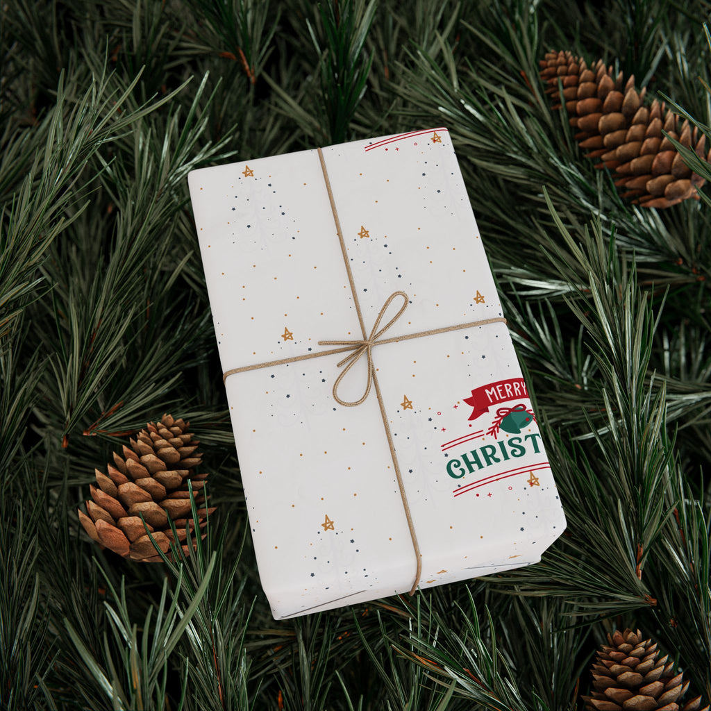 Christmas Santa Sack Wrapping Paper – Festive Red & Green Gift Wrap
