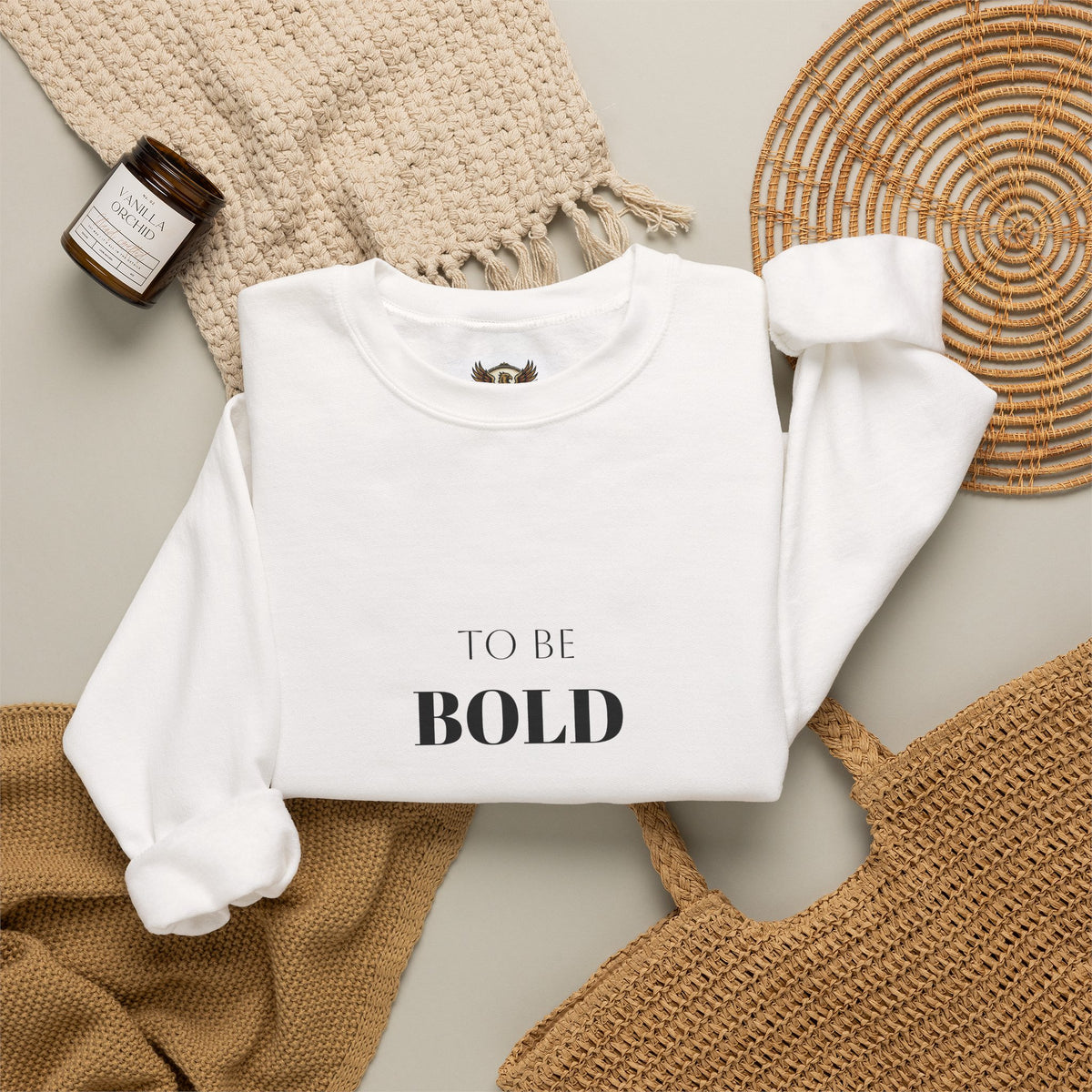 A Bold Spirit Crewneck Sweatshirt — Eagle Vintage Graphic Pullover